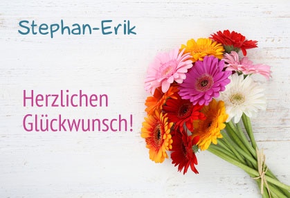 Blumen zum geburtstag fr Stephan-Erik