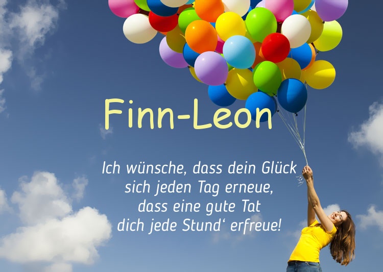 Gedicht zum geburtstag fr Finn-Leon