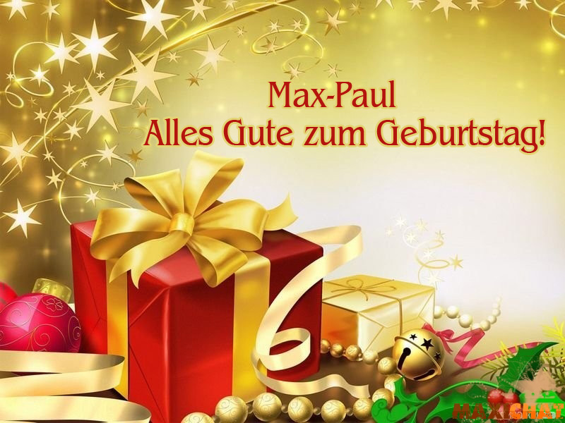 Max-Paul, Alles Gute zum Geburtstag!