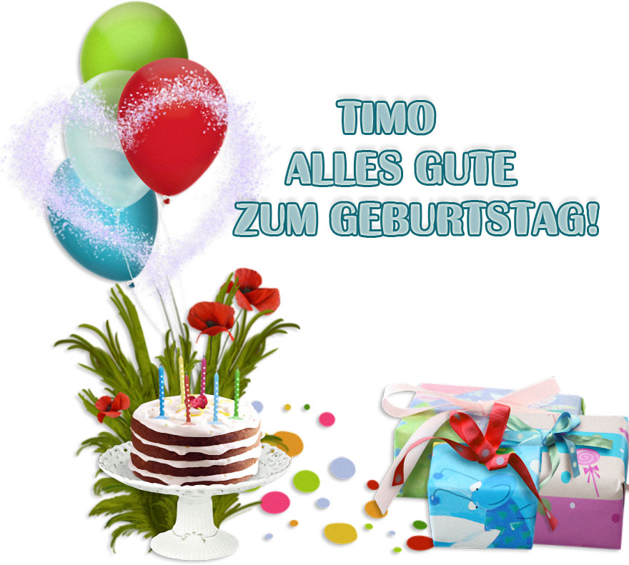 Timo, Alles Gute zum Geburtstag!