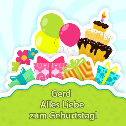 Gerd, Alles Liebe zum Geburtstag!