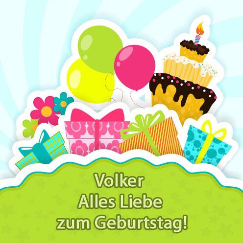 Volker, Alles Liebe zum Geburtstag!