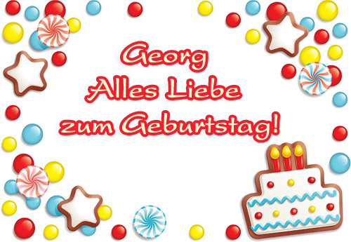Georg, Alles Liebe zum Geburtstag!