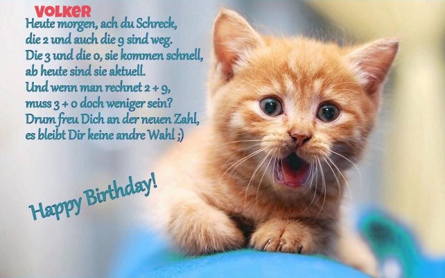 Alles Gute zum Geburtstag Gedicht fr Volker