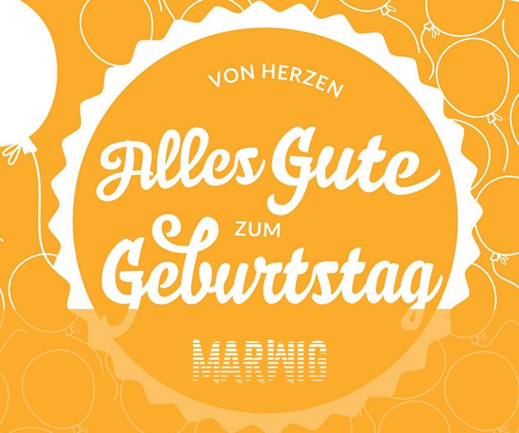 Von Hercen Alles Gute zum Geburtstag Marwig!