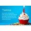 Gratulieren zum geburtstag fr Tamina