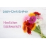 Blumen zum geburtstag fr Leon-Christopher
