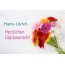 Blumen zum geburtstag fr Hans-Ulrich
