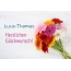 Blumen zum geburtstag fr Luca-Thomas