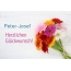 Blumen zum geburtstag fr Peter-Josef