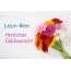 Blumen zum geburtstag fr Leon-Ben