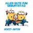 Alles Gute zum Geburtstag von Minions fr Horst-Anton