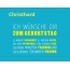 Christhard, Ich wnsche dir zum geburtstag...
