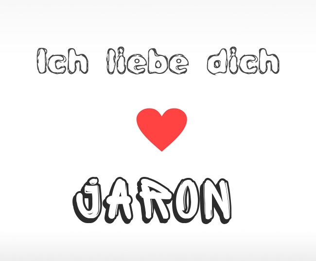 Ich liebe dich Jaron