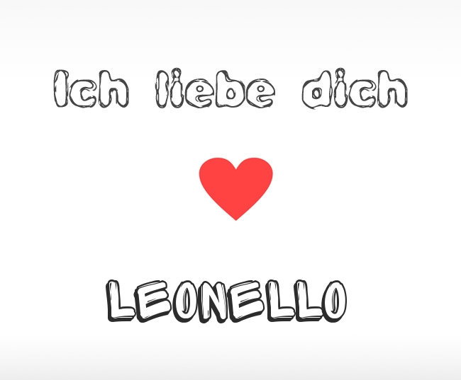 Ich liebe dich Leonello