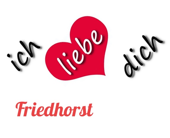 Bild: Ich liebe Dich Friedhorst