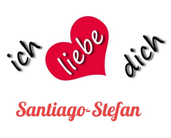 Bild: Ich liebe Dich Santiago-Stefan
