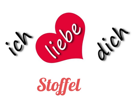 Bild: Ich liebe Dich Stoffel