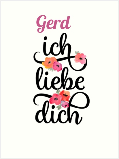 Gerd, Ich liebe Dich Bilder