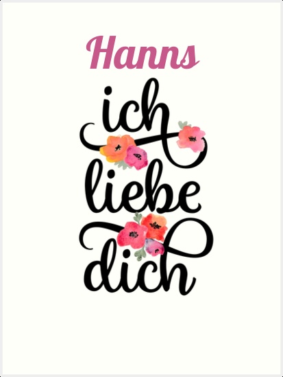 Hanns, Ich liebe Dich Bilder