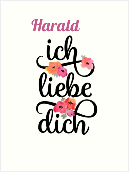 Harald, Ich liebe Dich Bilder