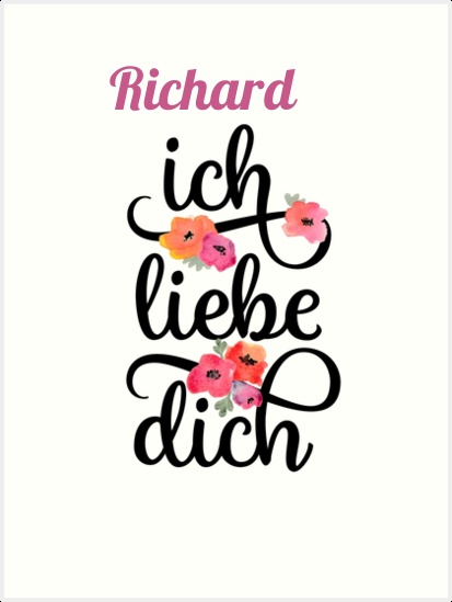 Richard, Ich liebe Dich Bilder
