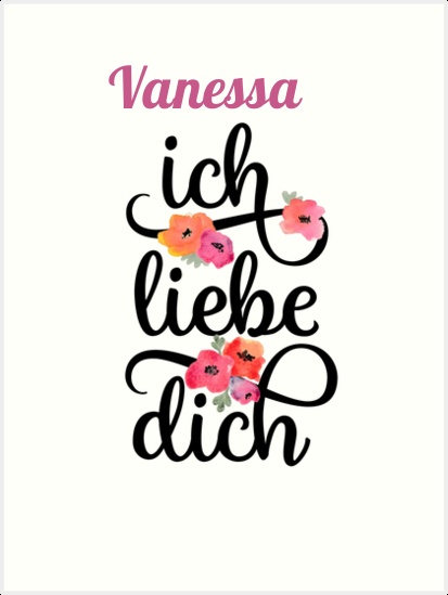 Vanessa, Ich liebe Dich Bilder