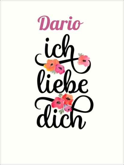 Dario, Ich liebe Dich Bilder