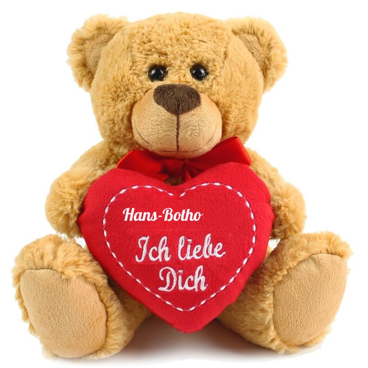 Name: Hans-Botho - Liebeserklrung an einen Teddybren