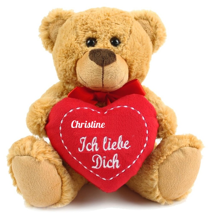 Name: Christine - Liebeserklrung an einen Teddybren