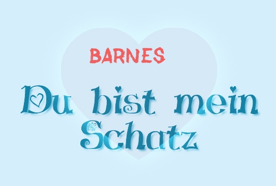 Barnes - Du bist mein Schatz!