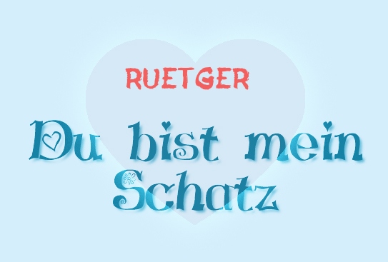 Ruetger - Du bist mein Schatz!