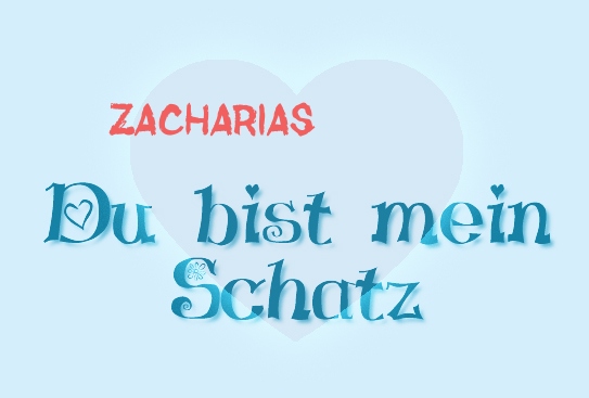 Zacharias - Du bist mein Schatz!
