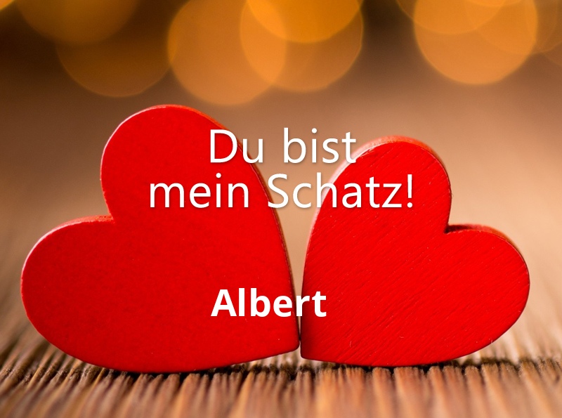Bild: Albert - Du bist mein Schatz!