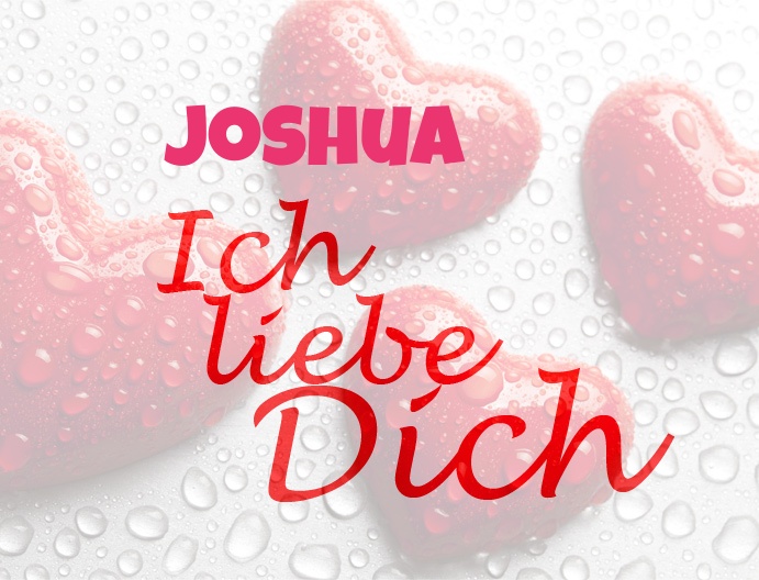 Joshua, Ich liebe Dich!