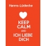 Hanns-Ldecke - keep calm and Ich liebe Dich!