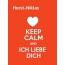Horst-Niklas - keep calm and Ich liebe Dich!