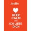 Jastin - keep calm and Ich liebe Dich!