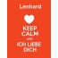 Lenhard - keep calm and Ich liebe Dich!