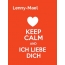 Lenny-Mael - keep calm and Ich liebe Dich!