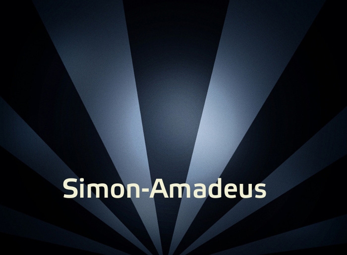 Bilder mit Namen Simon-Amadeus