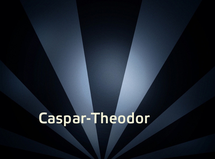 Bilder mit Namen Caspar-Theodor