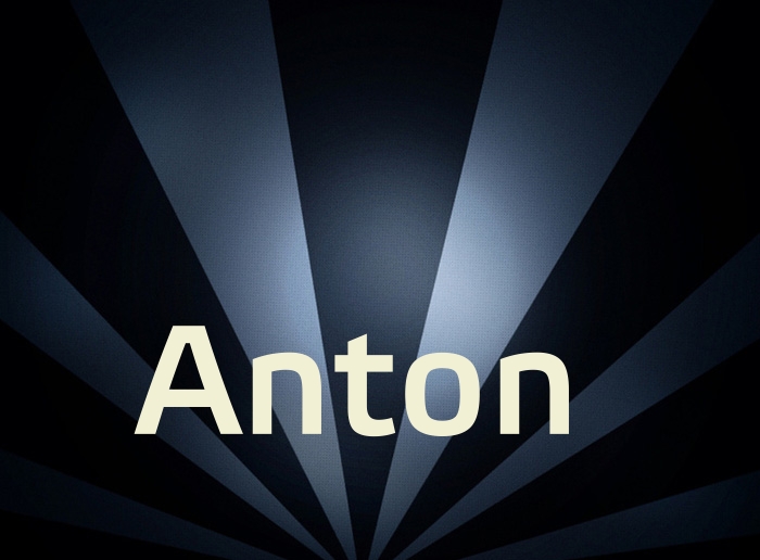 Bilder mit Namen Anton