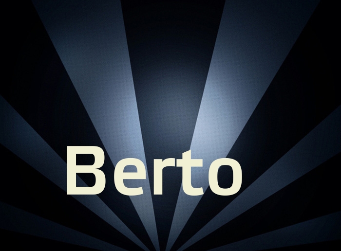 Bilder mit Namen Berto