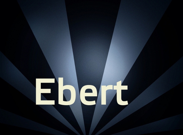 Bilder mit Namen Ebert