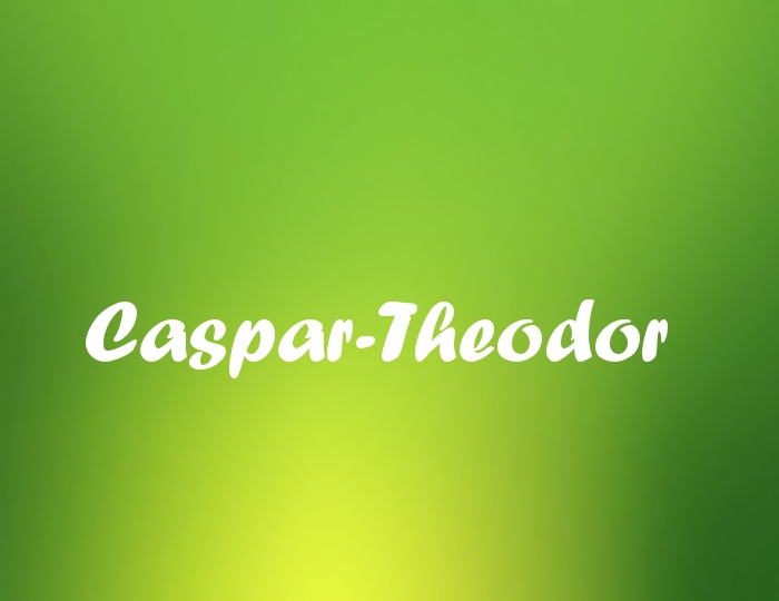 Bildern mit Namen Caspar-Theodor