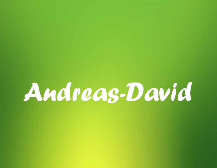 Bildern mit Namen Andreas-David