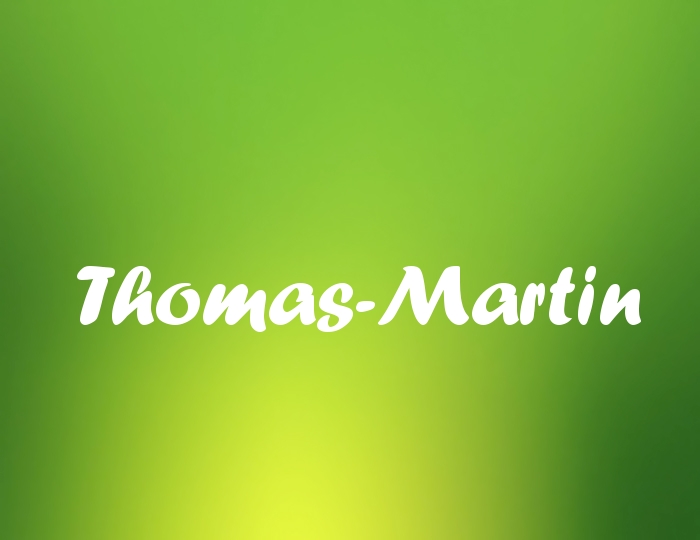 Bildern mit Namen Thomas-Martin