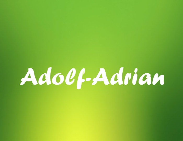Bildern mit Namen Adolf-Adrian
