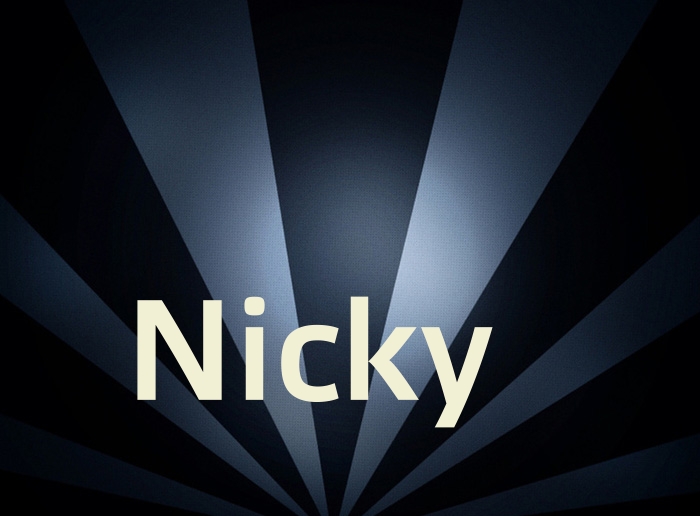 Bilder mit Namen Nicky